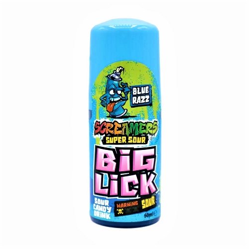 Screamers Big Lick Sour Blue Raspberry – Pinkiessweeties