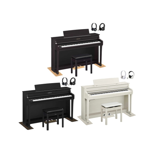 ヤマハ電子ピアノCLP-845 電子ピアノマット・ヘッドホン・お手入れ