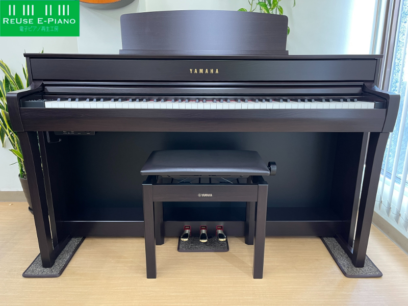 YAMAHA CLP-745R 22年製 中古 電子ピアノ 木製鍵盤 クラビノーバ
