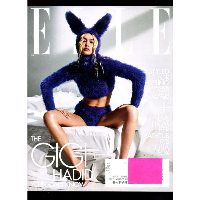 GIGI HADID Elle Magazine March 2023 No. 444 The Gigi Hadid You Don