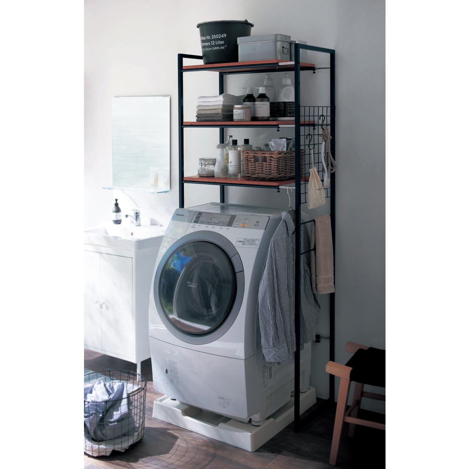 伸縮ランドリーラック（ランドリーラック/洗濯機ラック）｜通販の