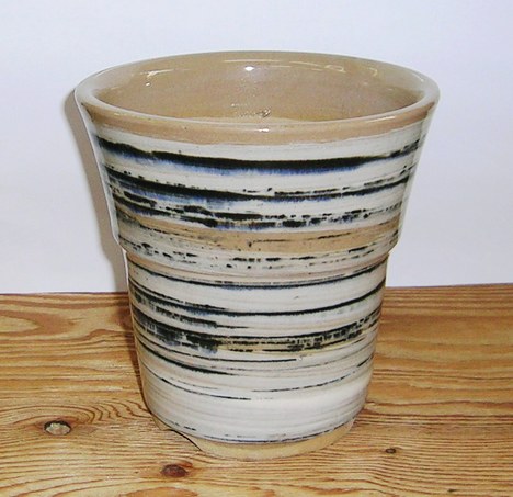 昭和レトロ 植木鉢 段付き懸崖鉢（大）【通販 モダン】山口陶器店