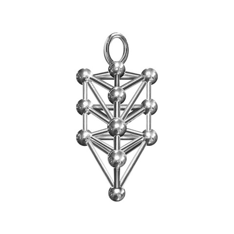 立体カバラ パドマネックレス /SV（シルバー） ＜ Yunica Shop