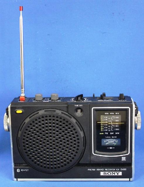 1974年 SONY ソニー ICF-5450 スカイセンサー FM/MW/SW 3バンド 受信