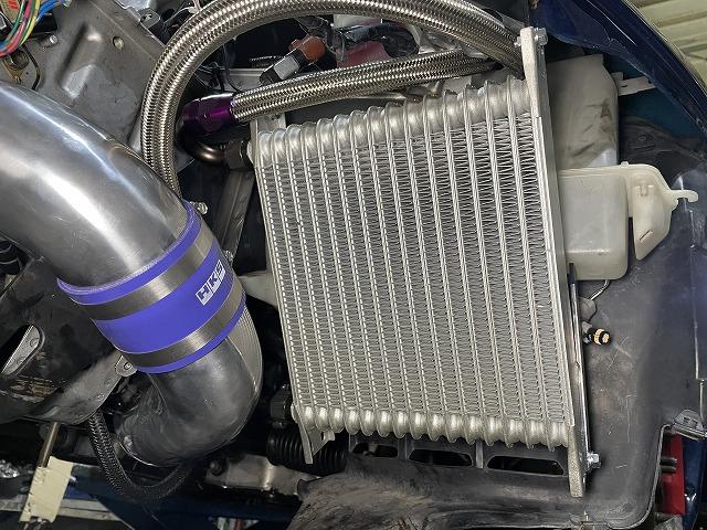 滋賀オートライフハノ スープラ(JZA80)の持込インタークーラー＆オイル