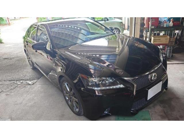 レクサス GRL11 KYBサスペンション交換 アライメント HKSエア