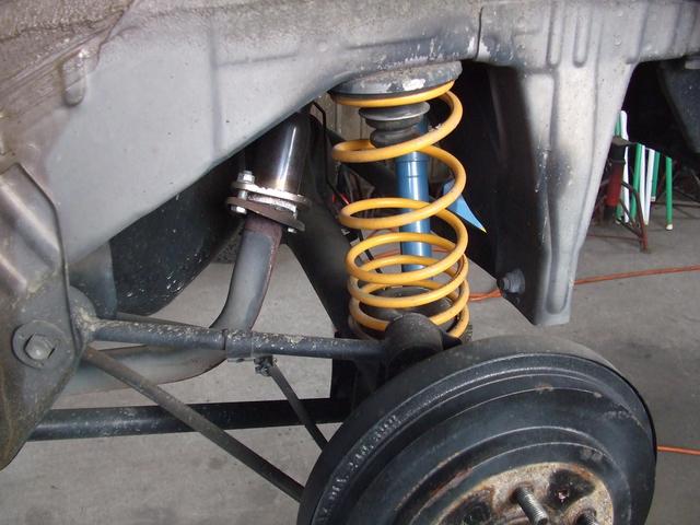 三菱 パジェロミニ H58A リフトアップスプリング交換 リフトUP サス