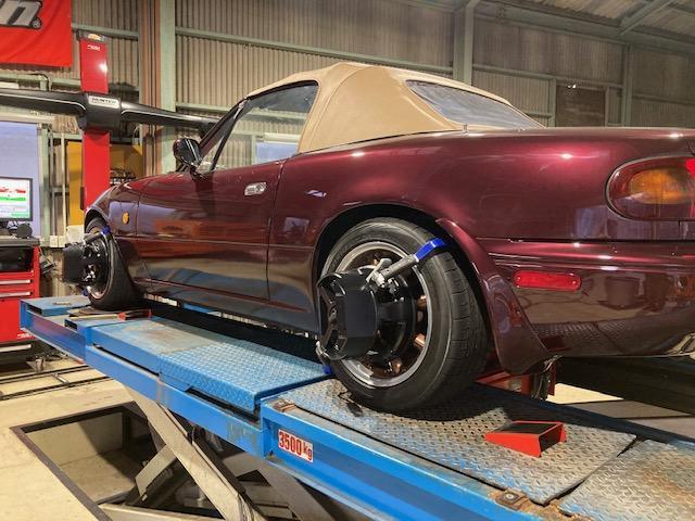 NA8C ロードスター デフ交換 LSD取付け トルセンデフ ローギア