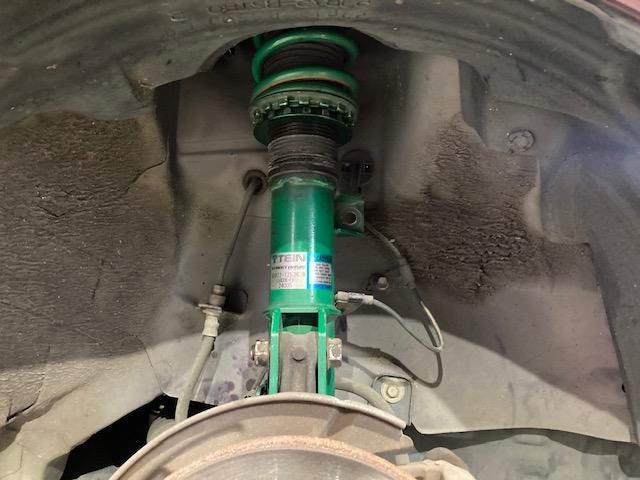 L675S ミラココア 車高調取付け ブッシュ1G締め 4輪