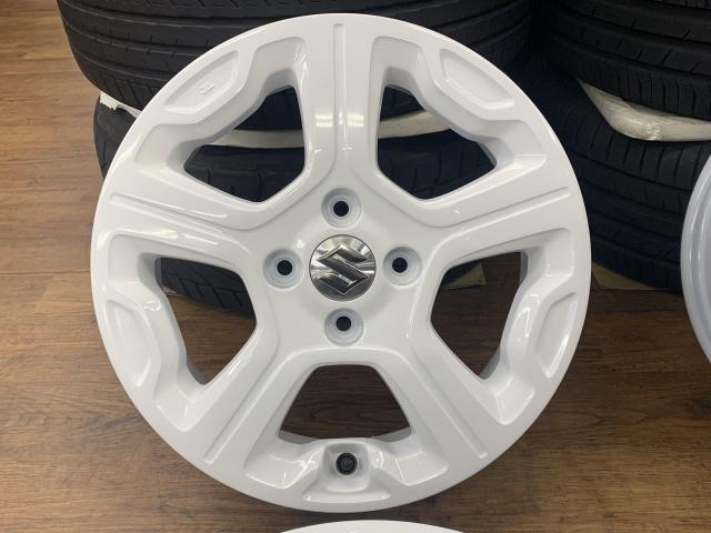 スズキの色々な軽自動車に！ ハスラー純正 15インチカスタムカラー