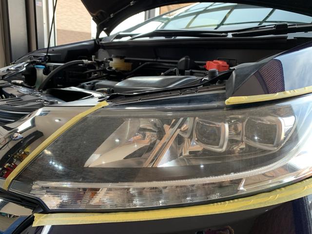 ホンダ オデッセイ RC1 ヘッドライト コーティング 綺麗 ピカピカ