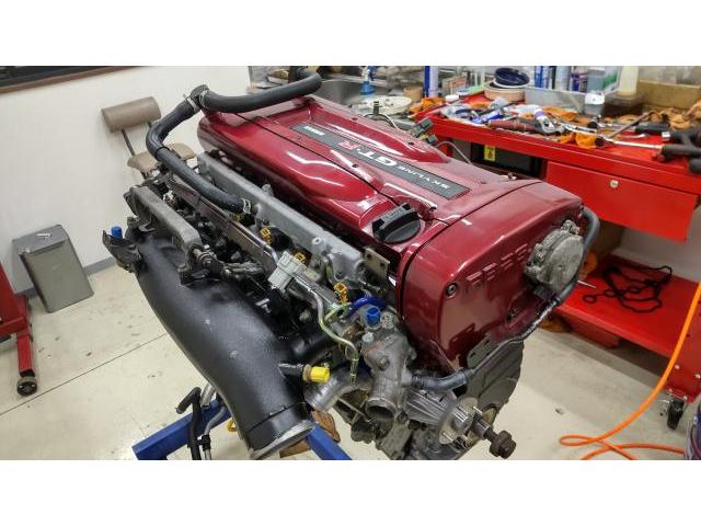 R34スカイライン 4ドア RB26エンジン製作 載せ換え公認作業