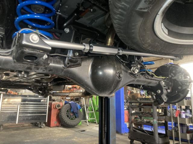 ランクルプラド150 リフトアップ施工 JAOS モトレージ 令和3年式 広島