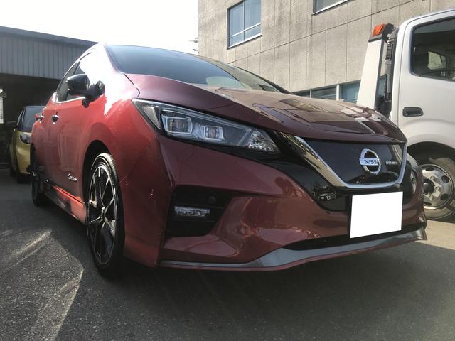 ニッサン リーフ NISMO ZE1 タイヤ交換 組み換え 日産 ニスモ 長野県