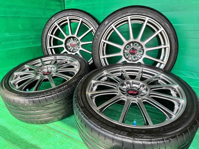 かなり状態の良いスバルSTi 純正18インチ入庫です！ スバルSTi 純正