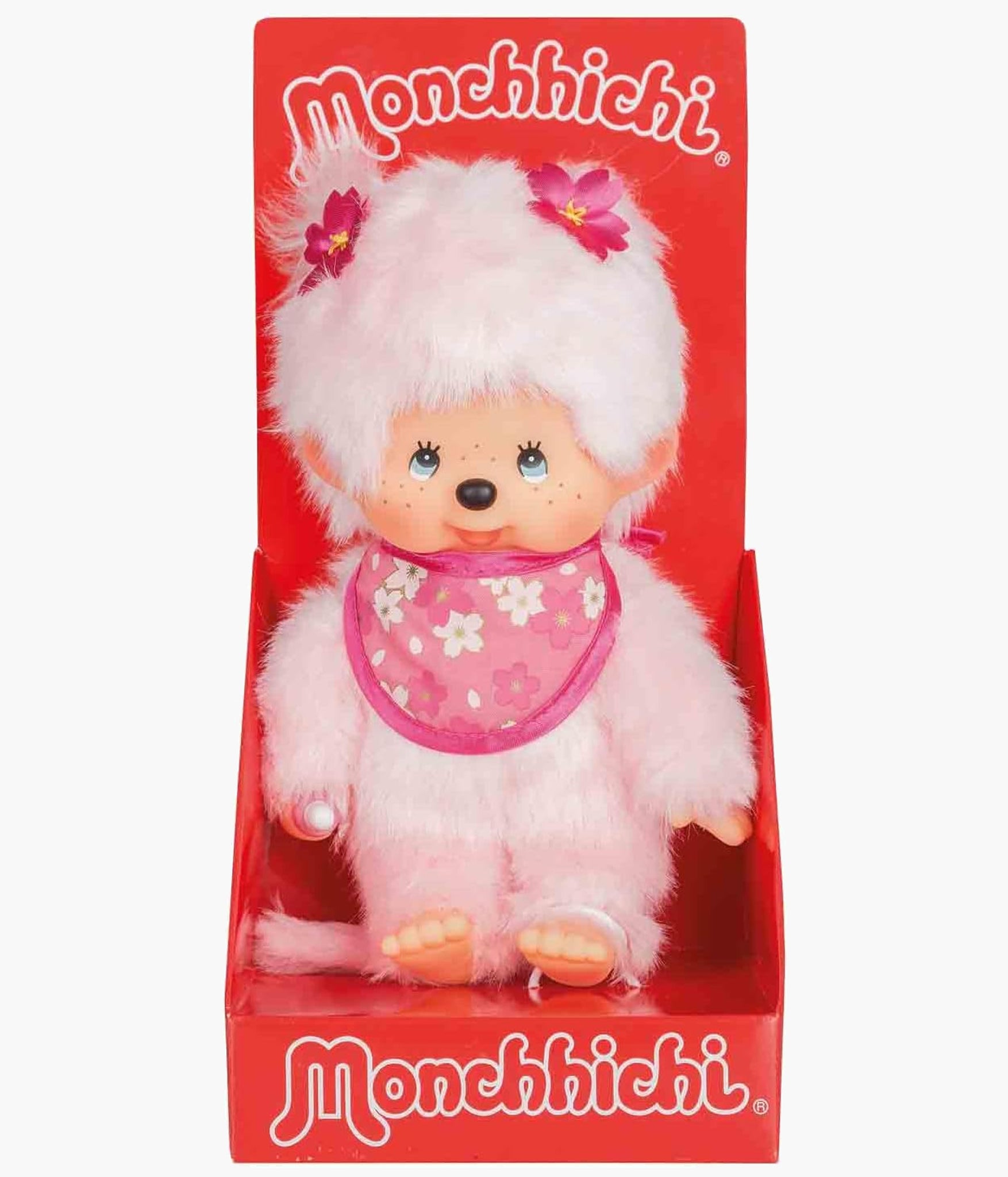 Monchhichi さくらシリーズぬいぐるみ 40cm Lサイズ ピンク色
