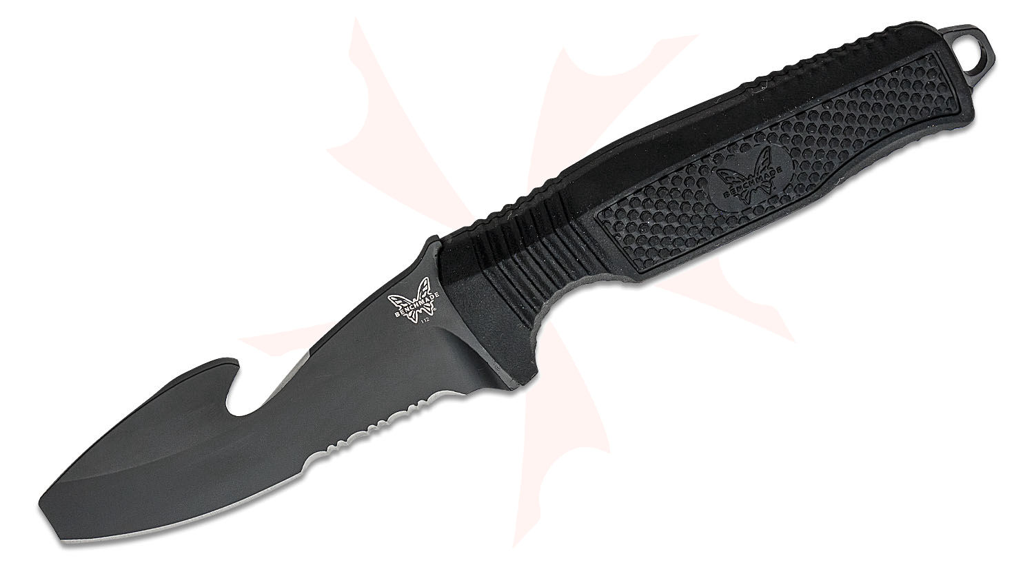 Benchmade 112SBK-BLK H2O Fixed Blade Knife 3.5