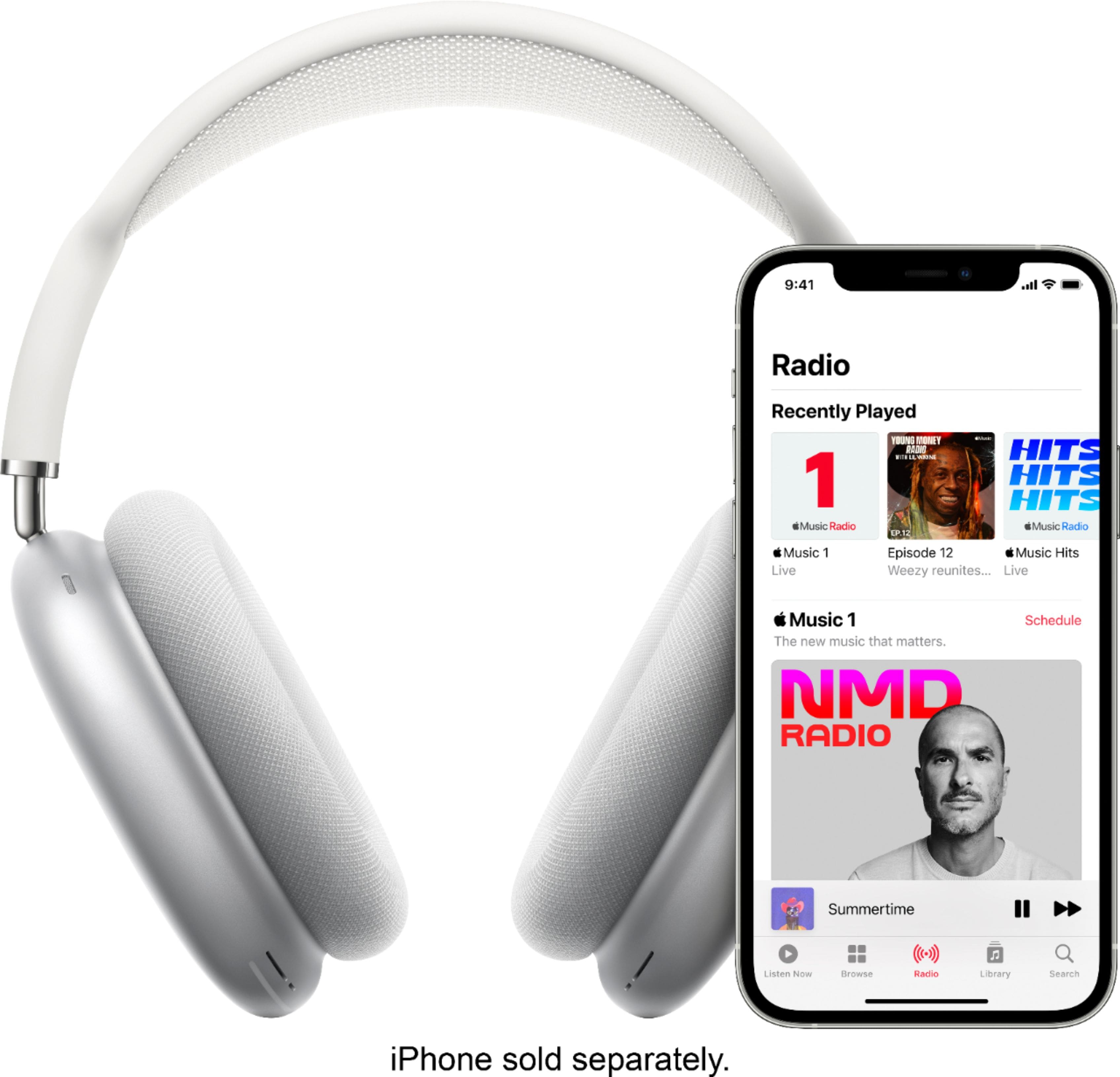 Apple AirPods Max (Lightning) Silver MGYJ3AM/A - Best Buy