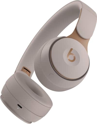 Beats Solo Pro Wireless Noise Cancelling On Ear Headphones Gray