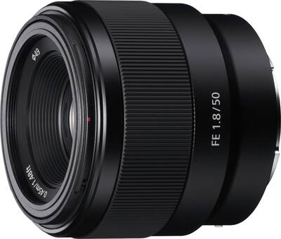 Sony FE 50mm f/1.8 Standard Prime Lens for E mount Cameras Black