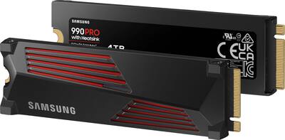 Samsung 990 PRO 4TB Internal SSD PCIe Gen 4x4 NVMe with Heatsink