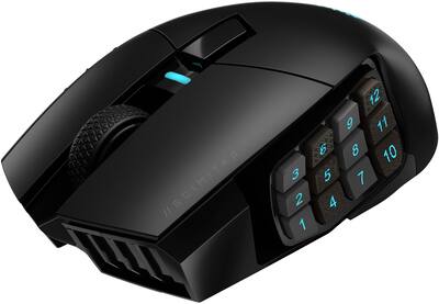 CORSAIR Scimitar Elite Wireless Optical Gaming Mouse with 16