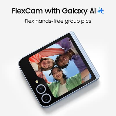 Samsung Galaxy Z Flip6 256GB (Unlocked) Silver Shadow SM