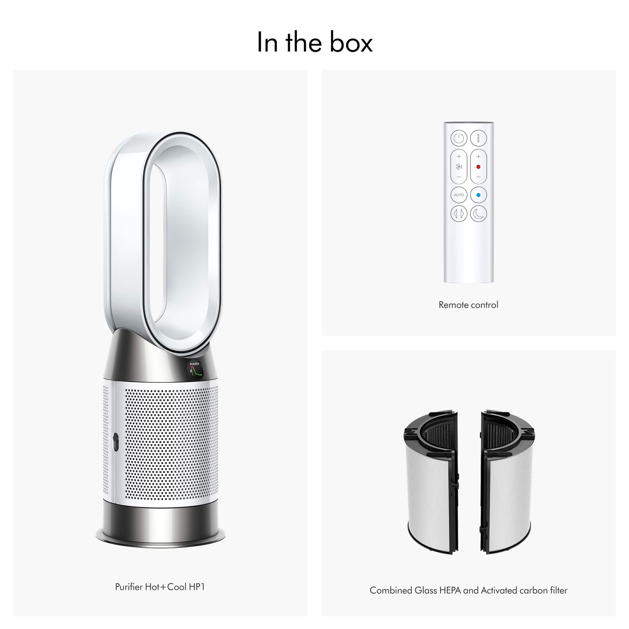 Dyson Purifier Hot+Cool HP1 White 519311-01 - Best Buy