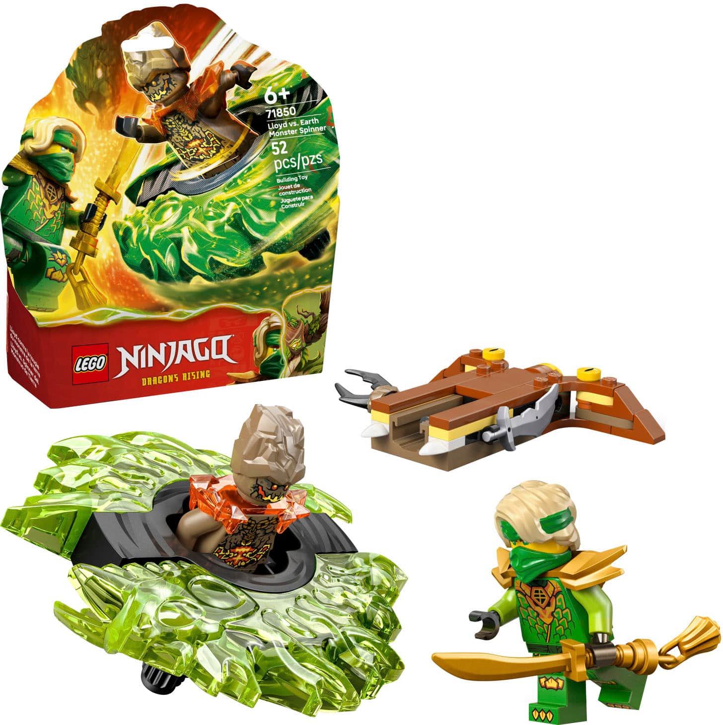 LEGO NINJAGO Lloyd vs. Earth Monster Spinner 71850 6581062 - Best Buy