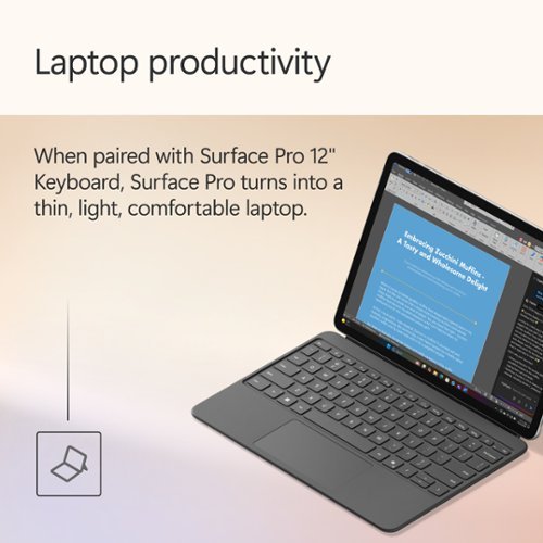 Microsoft Surface Pro Copilot+ PC 12” Snapdragon X Plus 8 Core