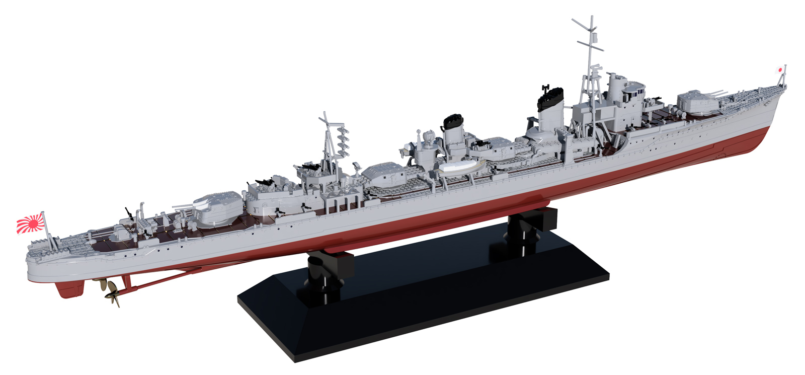 W232 1/700 日本海軍 駆逐艦 雪風 1945(ハイディテール版) – ピットロード