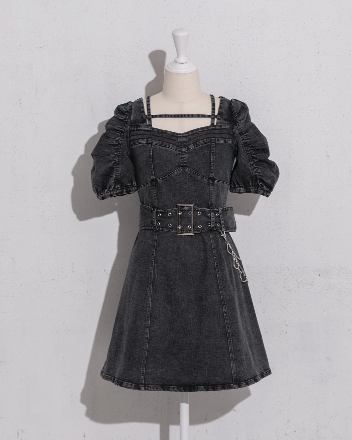 クロステープベルトミニワンピース – pium