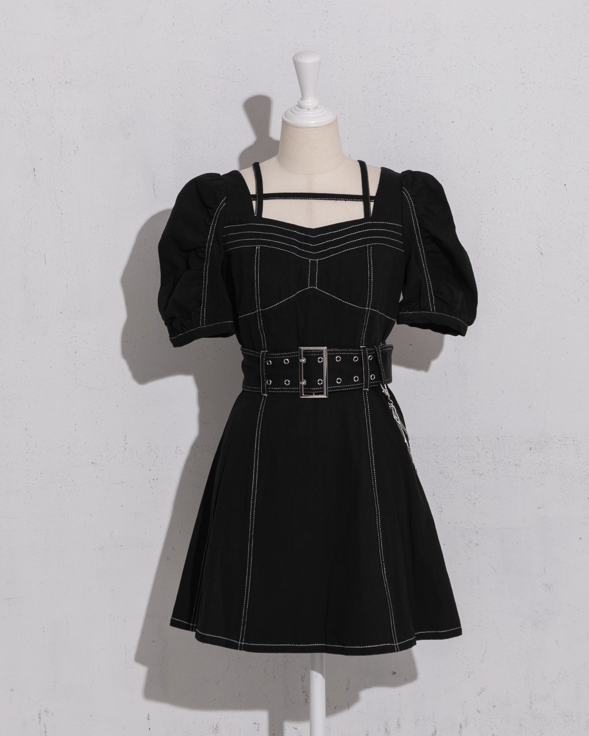 クロステープベルトミニワンピース – pium