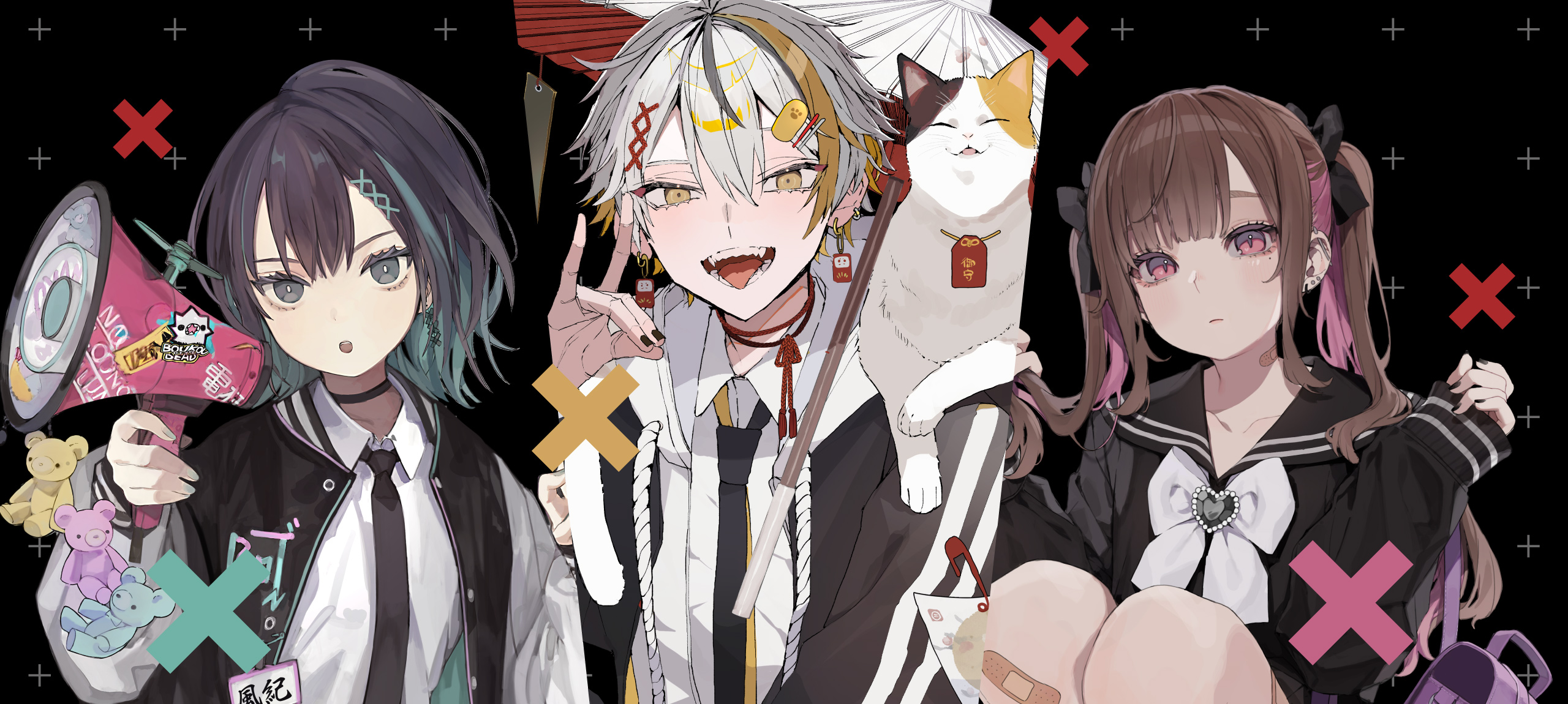 さくしゃ2・ときわた・はむねずこ合同展「No Longer Human」 | pixiv