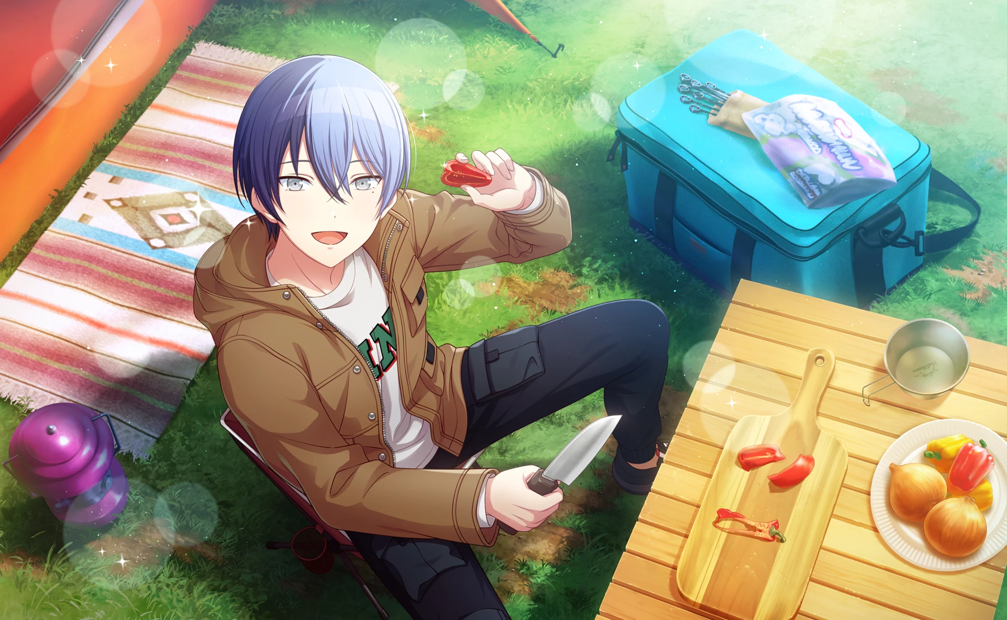 アウトドアクッキング！] 青柳 冬弥 情報 | プロセカギャラリー