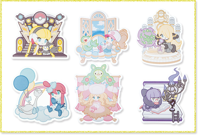 ポケモンBW、シロナとカトレアのグッズ登場。フウロやカミツレ、シキミ