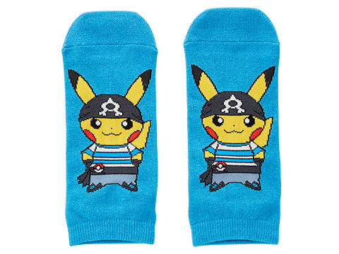 団員ごっこピカチュウのグッズ、スカル団が追加。これまでの各団のロゴ