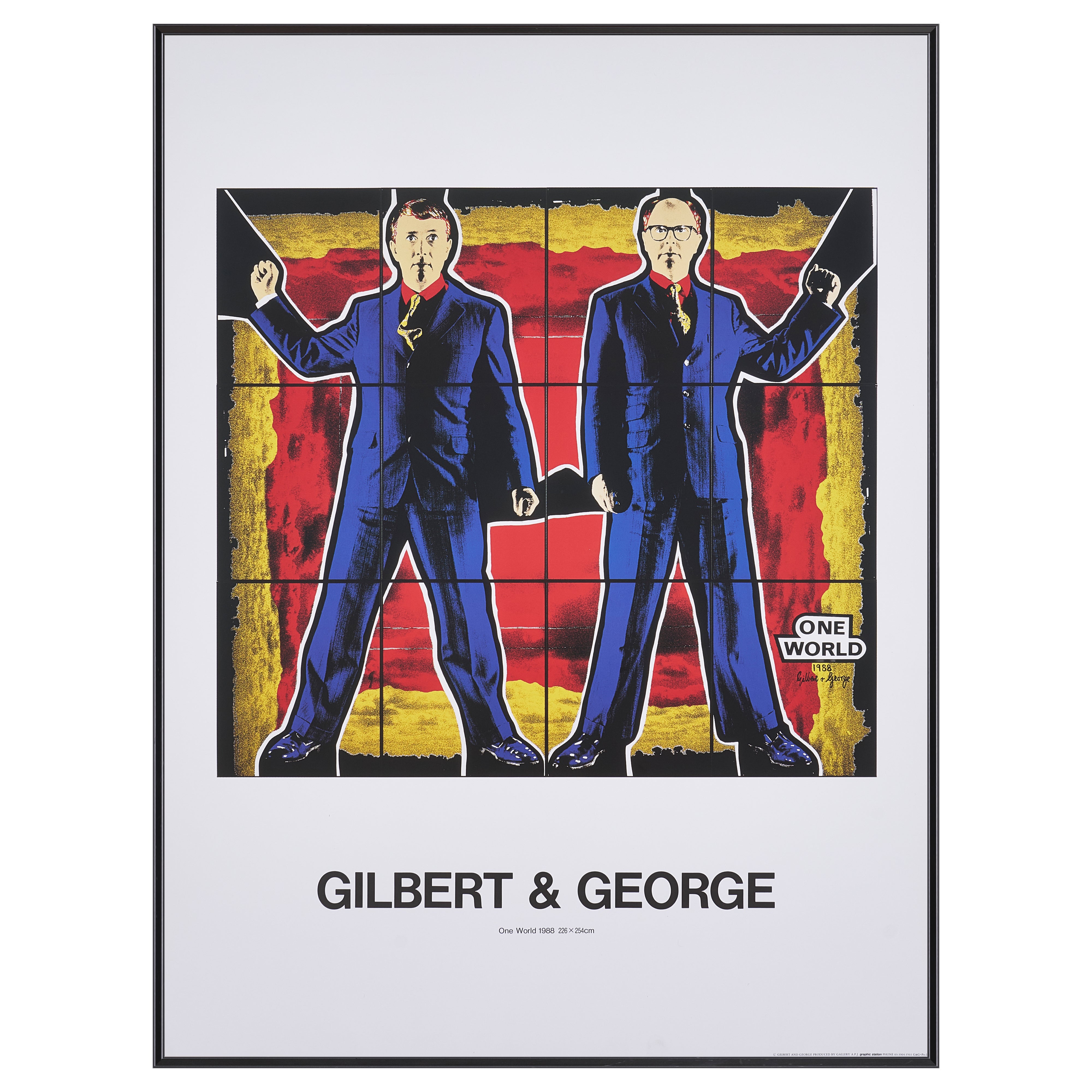 限定10枚】One World 1988 - printed in 1990s / ギルバート＆ジョージ