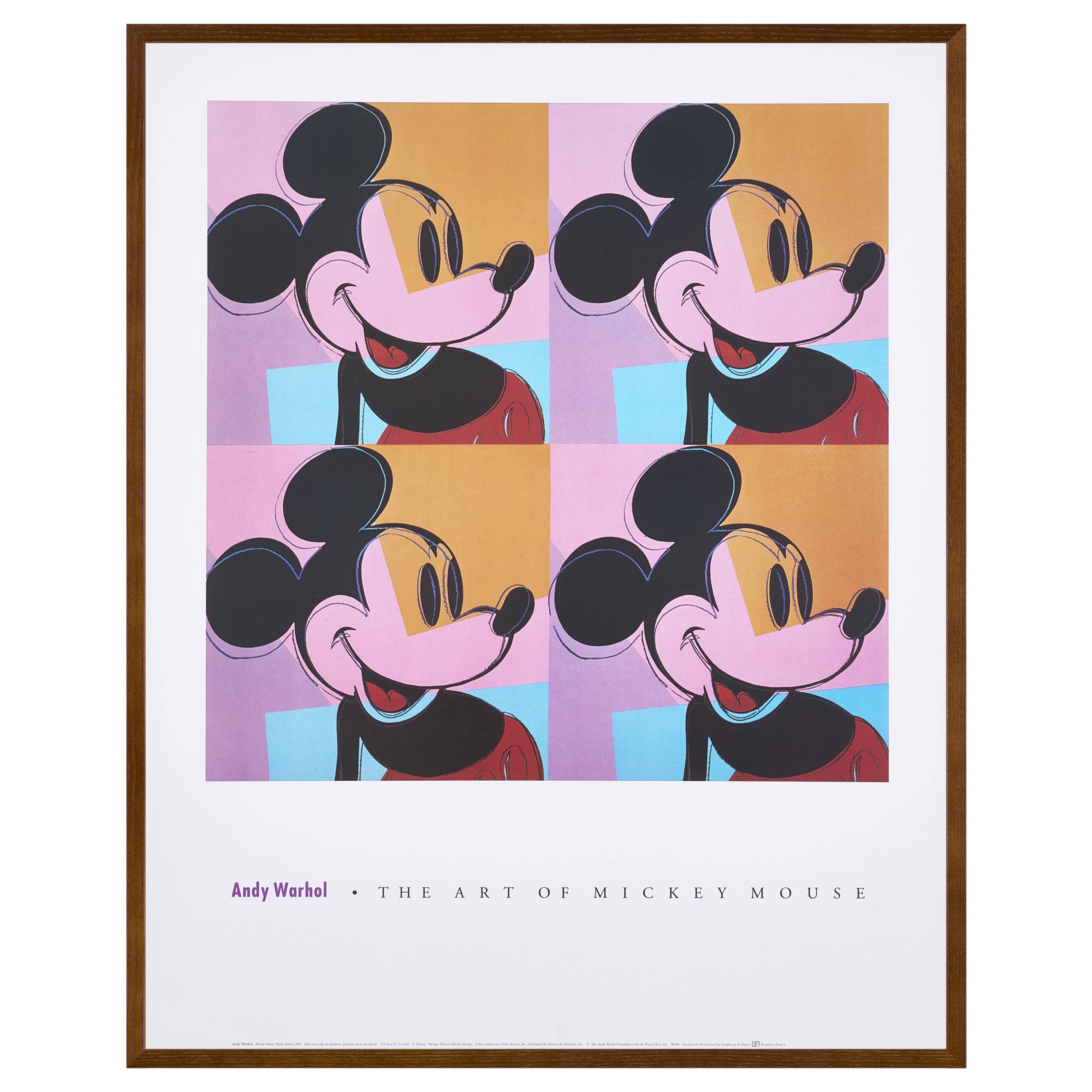 限定10枚】MICKEY MOUSE 1981 - THE ART OF MICKEY MOUSE 1990s (Small