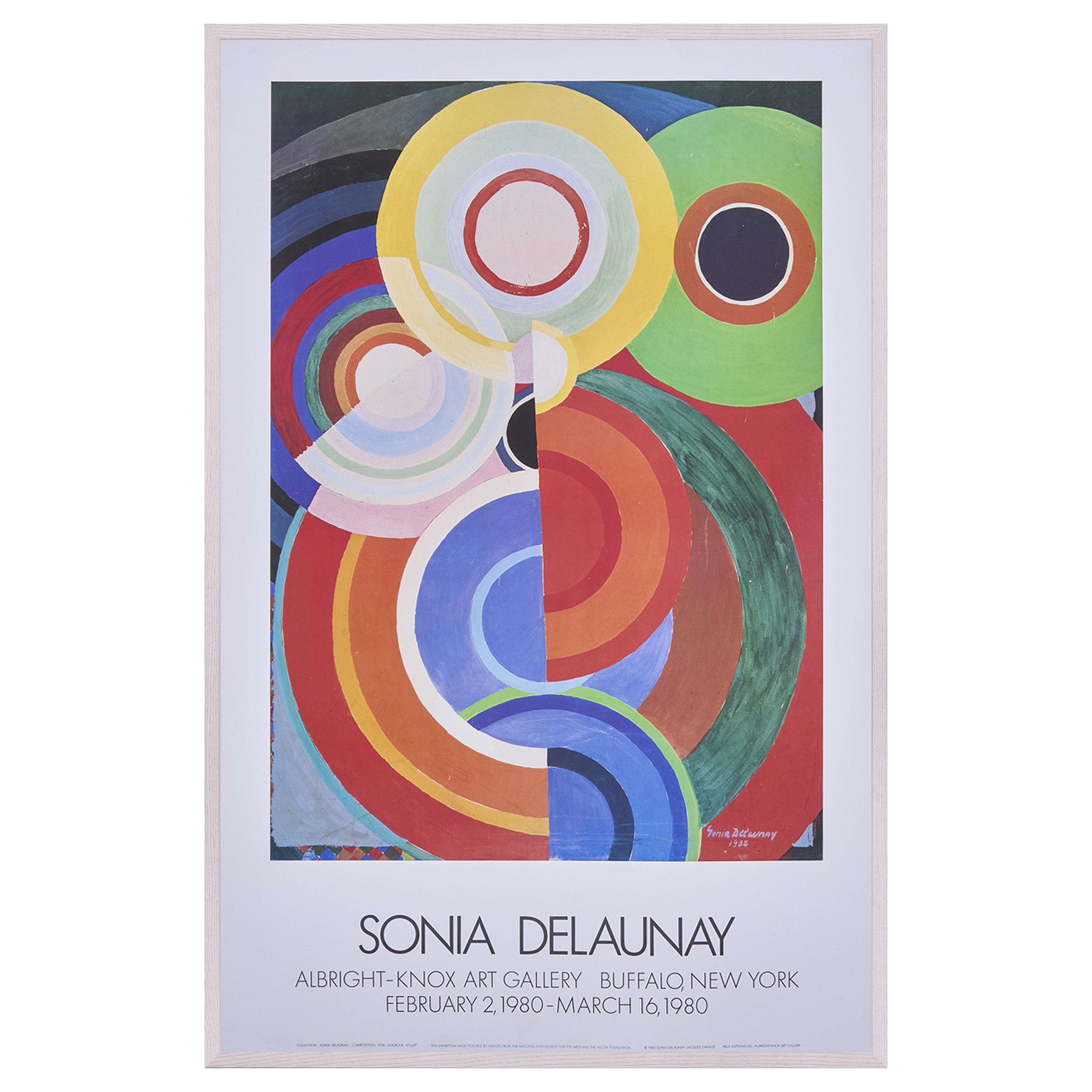 限定10枚】SONIA DELAUNAY - ALBRIGHT KNOX ART GALLERY, NEW YORK