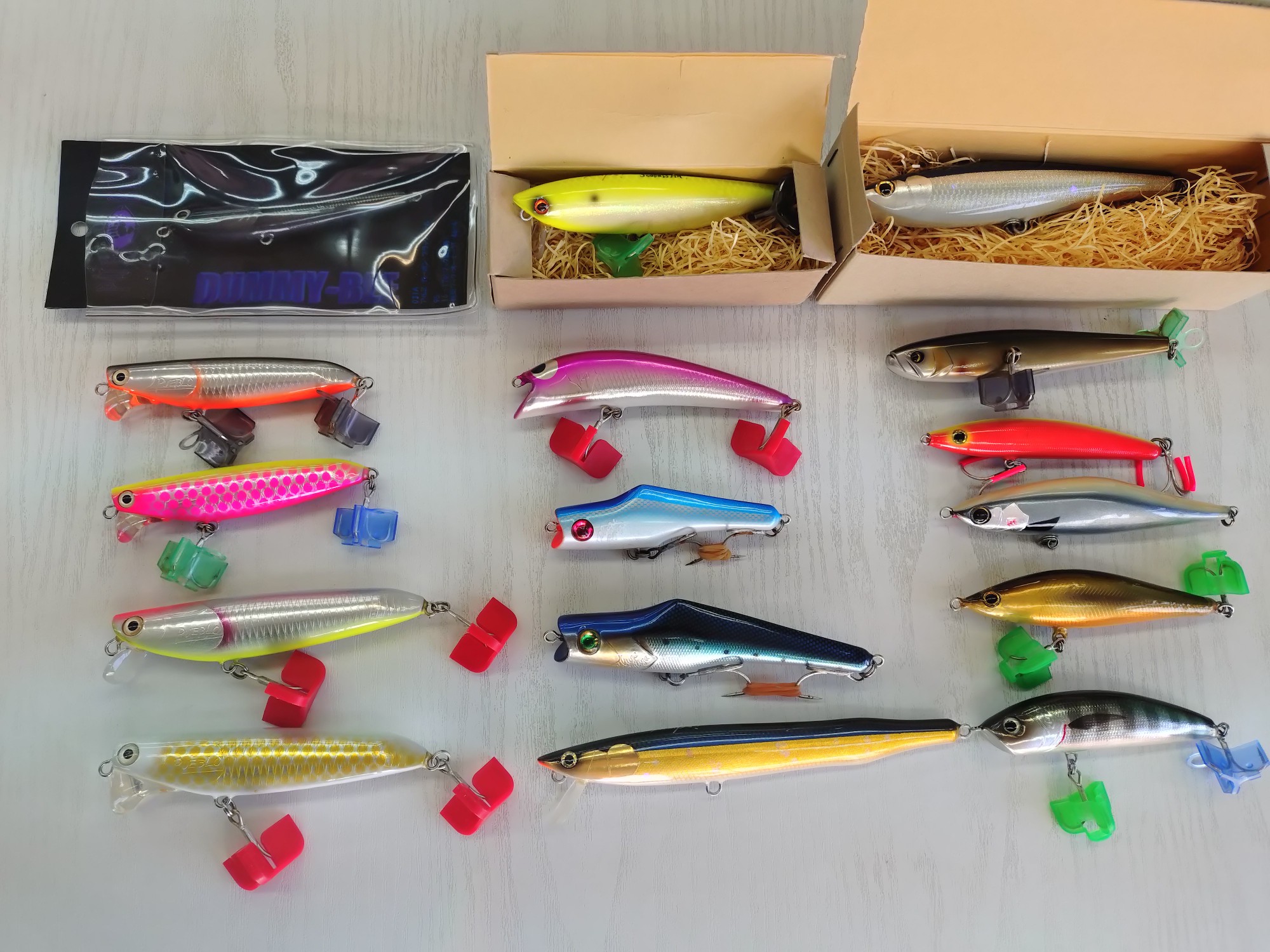 ブルーイングリーンハンドル⭐トップ、道楽、ヘドン ブルーイン