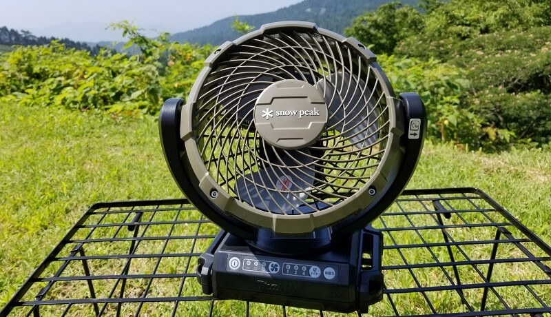激暑の夏キャンプを快適に！スノーピーク「フィールドファン」の本音