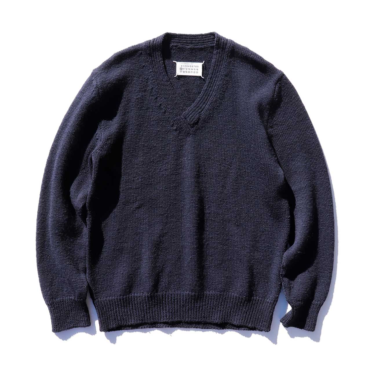 POST JUNK / MAISON MARTIN MARGIELA 10 / 07AW V-Neck Knit [XL]
