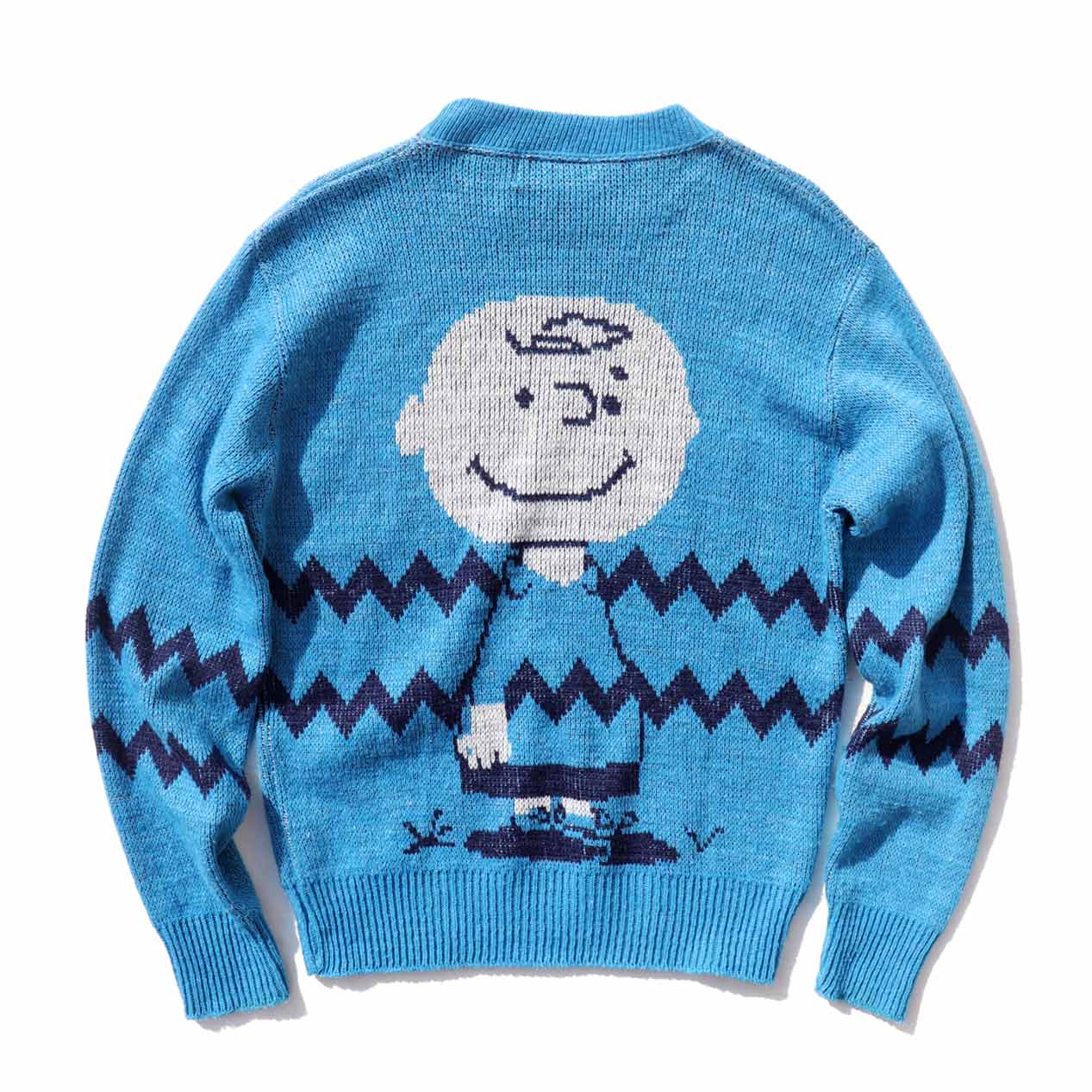 POST JUNK / 70's ARROW “CHARLIE BROWN” Jacquard Knit Sweater [M]