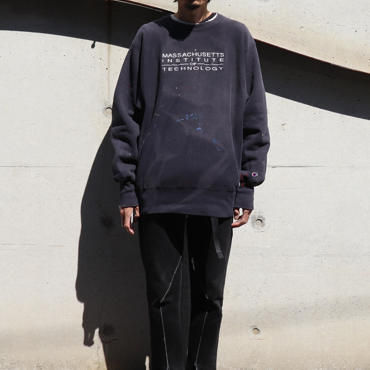 POST JUNK / 90's CHAMPION USA製 MIT 刺繍ロゴ リバースウィーブ [L]