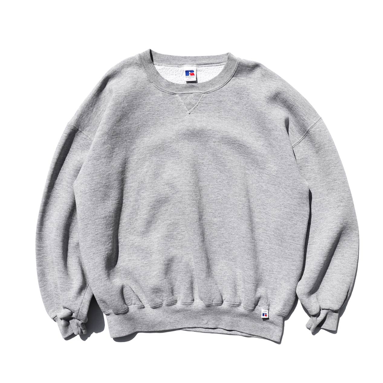 POST JUNK / 90's RUSSELL ATHLETIC USA製 杢グレー 無地スウェット [XXL]