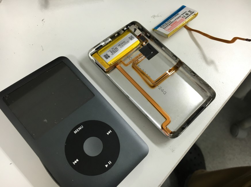 Apple iPod Classic 160GB バッテリーほぼ未使用HDD交換 Apple iPod