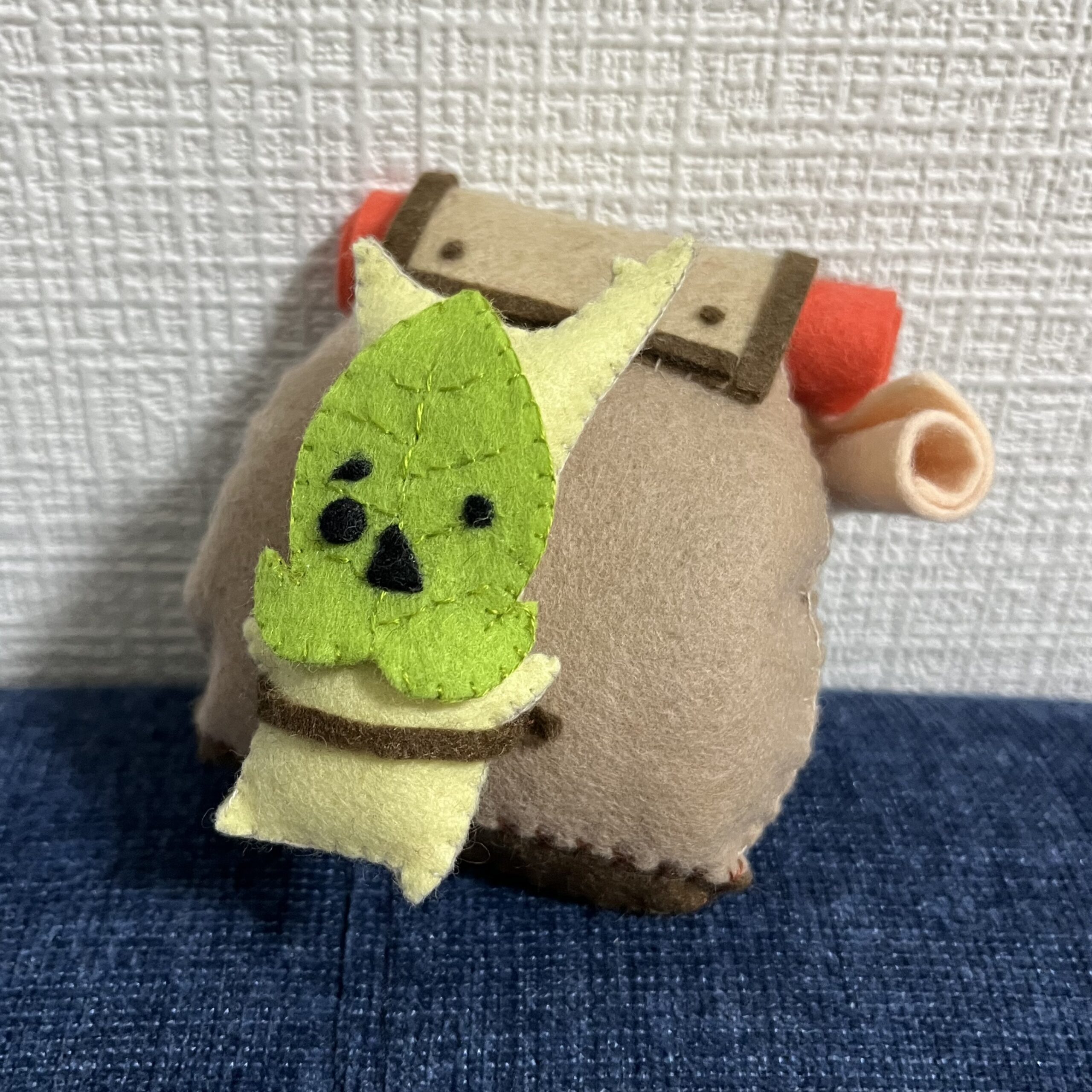 作り方】ゼルダの伝説・コログの手のひらサイズぬいぐるみ｜100均