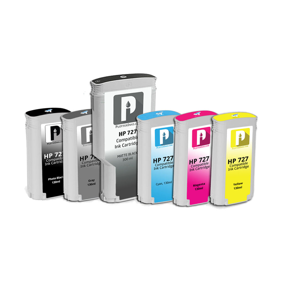 HP 727 Compatible Ink | DesignJet T900/1500/2500/3500/7100 Series