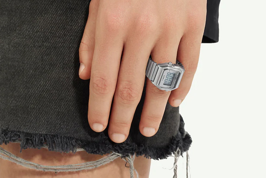 Timex's new digital ring watch actually tells time. | The Verge